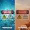 Signmission Bulk Oxygen Storage Danger Sign, Plastic, 14in W x 10in L, 2PK OS-2PACK-DS-P-1014-L-1856 - alternate 3